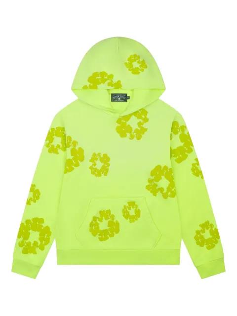 Mono Cotton Wreath hoodie by DENIM TEARS