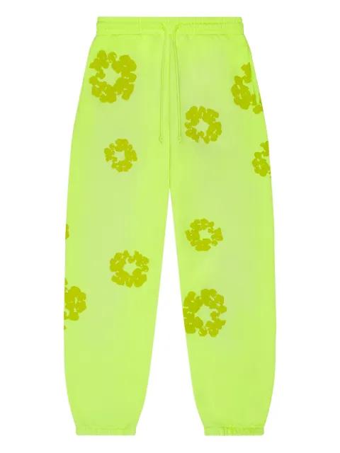 Mono Cotton Wreath track pants by DENIM TEARS