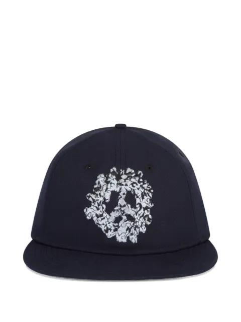 Peace Wreath snapback cap by DENIM TEARS