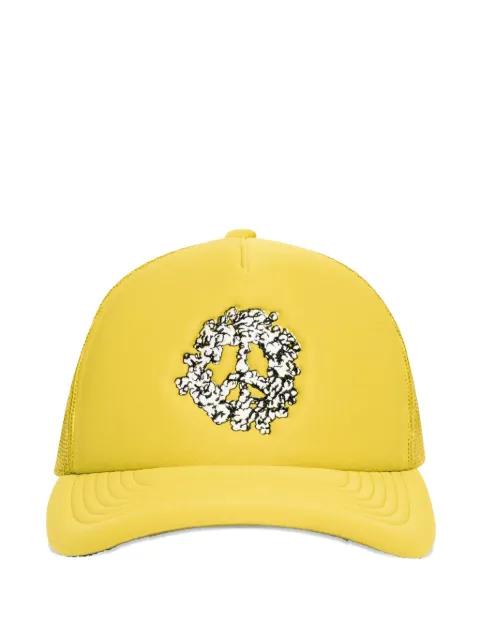 Peace Wreath trucker cap by DENIM TEARS