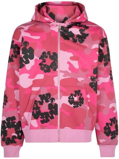 "Pink Camo" hoodie by DENIM TEARS