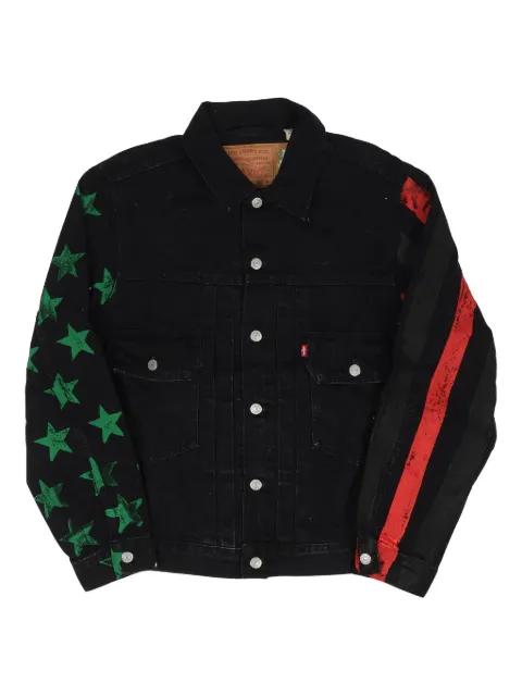 Stadium Cactus Tears "Black" jacket by DENIM TEARS
