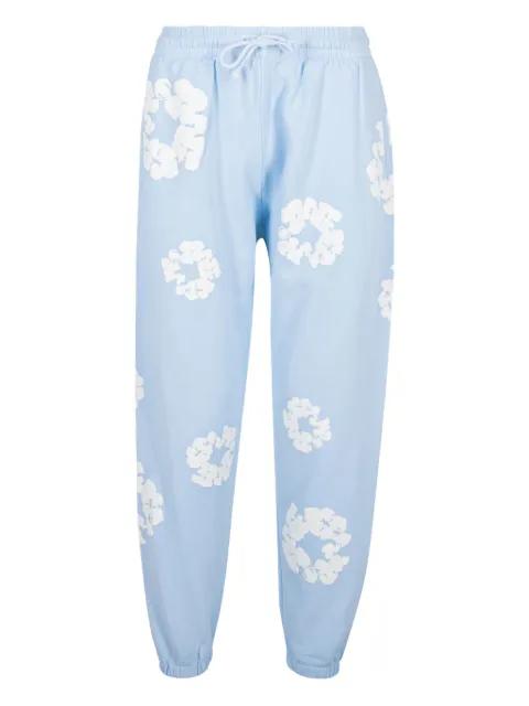 The Cotton Wreath track pants by DENIM TEARS