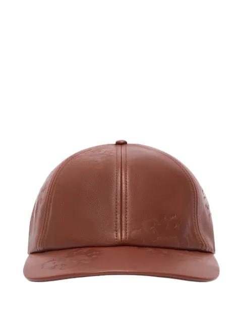 Wreath leather cap by DENIM TEARS