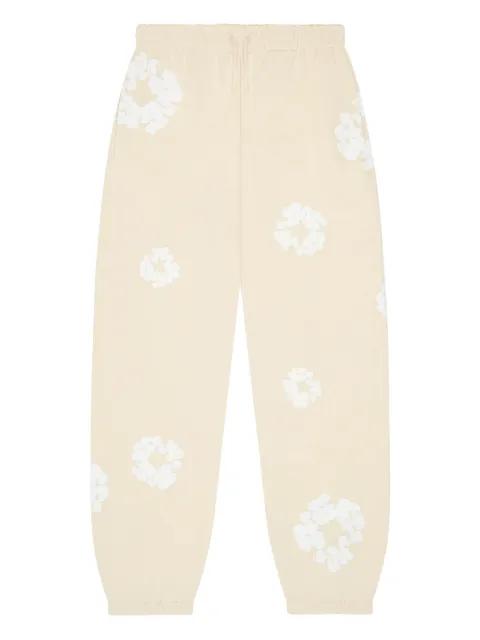 Wreath track pants by DENIM TEARS