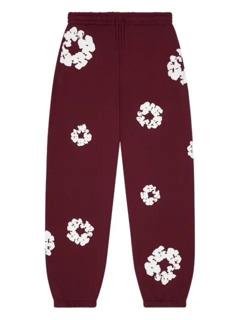 Wreath track pants by DENIM TEARS