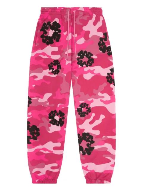 Wreath track pants by DENIM TEARS