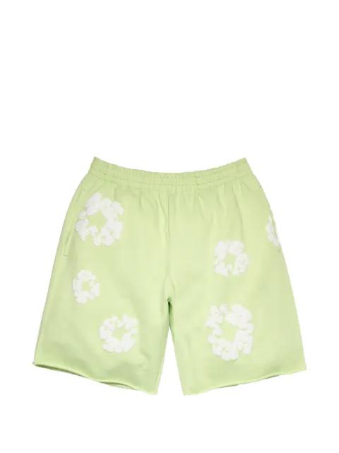 elastic-waistband shorts by DENIM TEARS