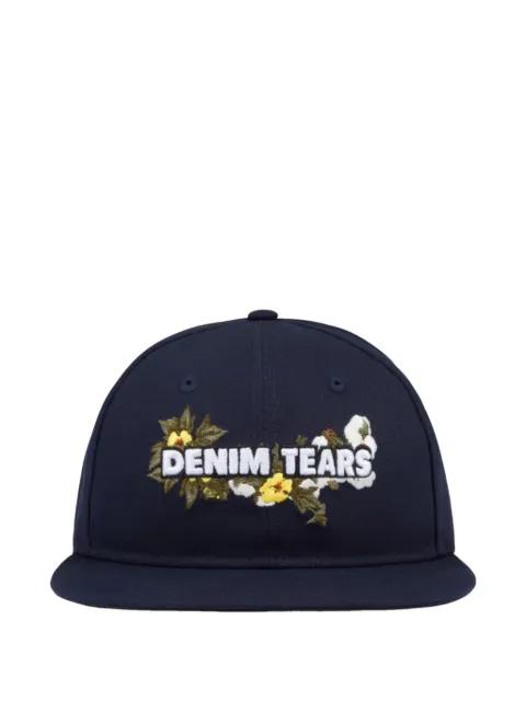 floral-logo adjustable cap by DENIM TEARS