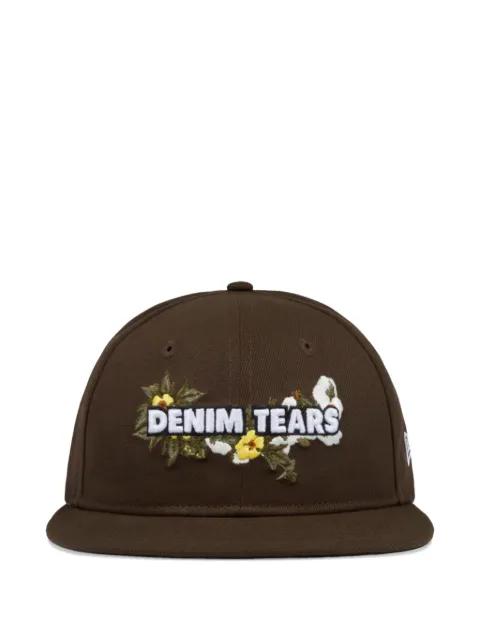 floral logo adjustable cap by DENIM TEARS
