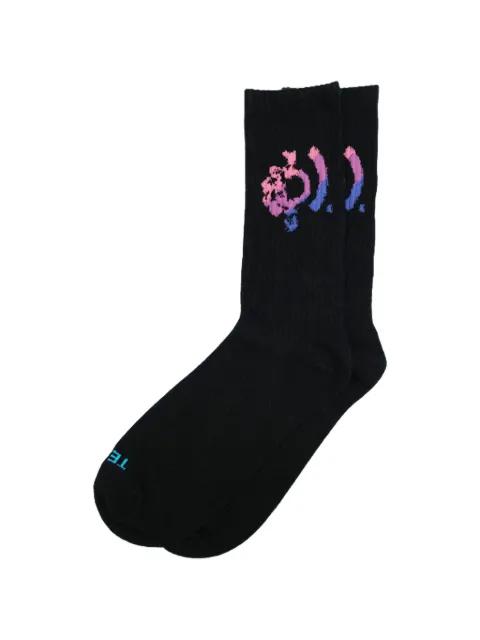 graphic-print socks by DENIM TEARS