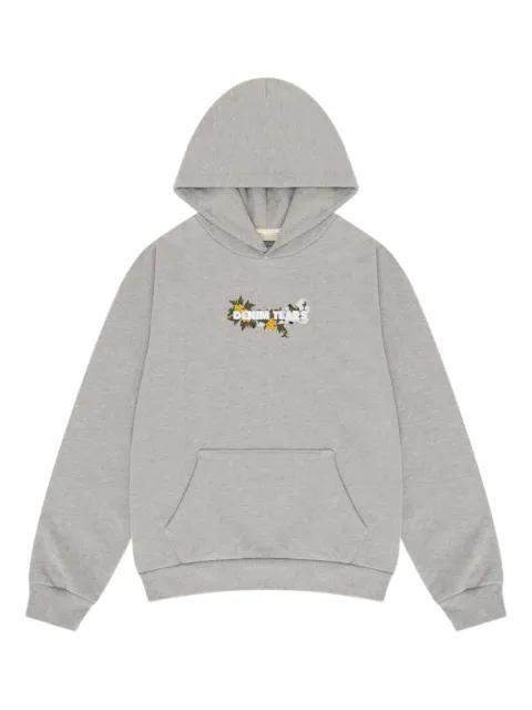 logo-print hoodie by DENIM TEARS