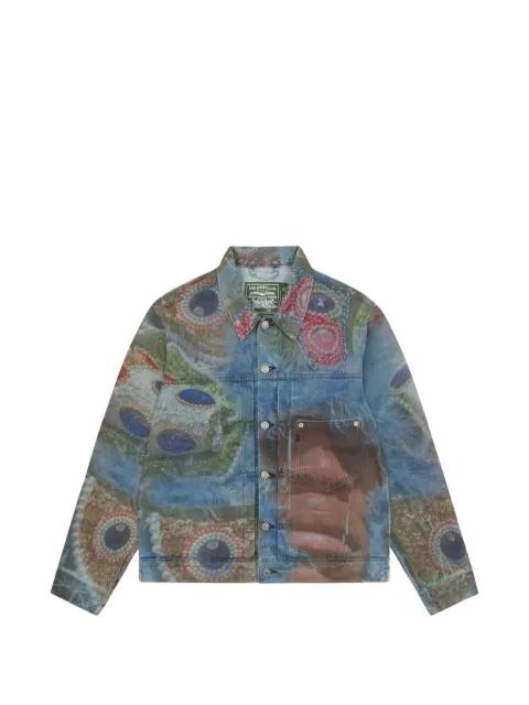 x Levi's Big Chief patterned denim jacket by DENIM TEARS