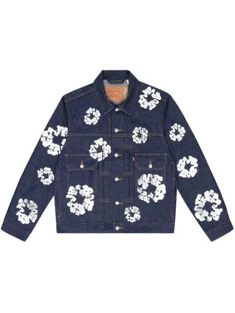x Levi's Wreath Type-3 jacket by DENIM TEARS