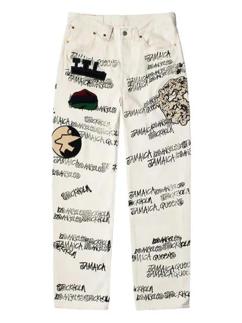 x Stussy x Our Legacy TTL 501 jeans by DENIM TEARS