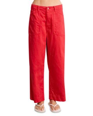 Georgia High Rise Work Jeans in Nantucket Red by DENIMIST