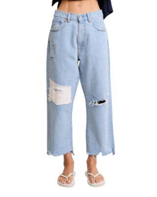 Haisley High Rise Slouch Jeans in Coast Blue by DENIMIST