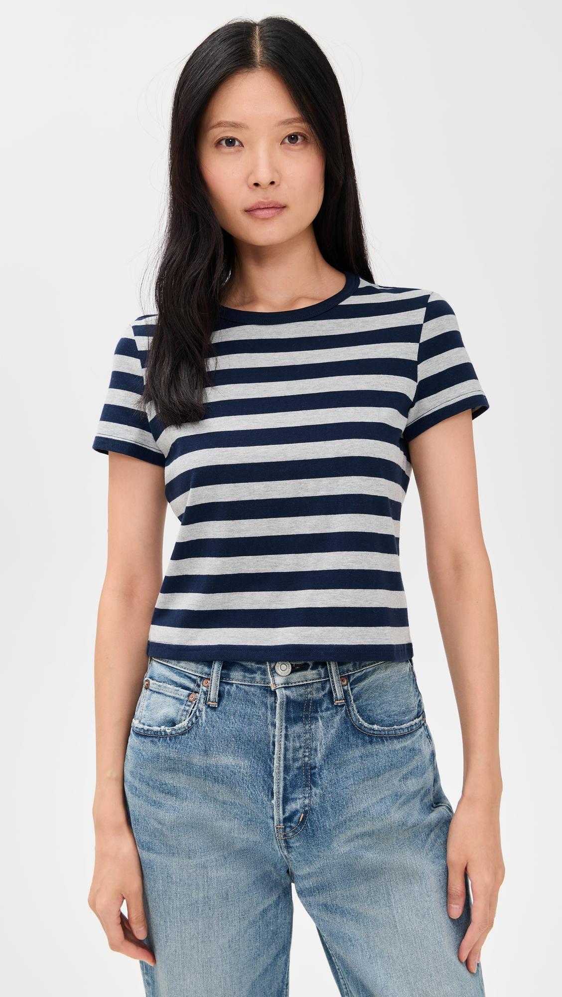 Striped Baby Tee by DENIMIST
