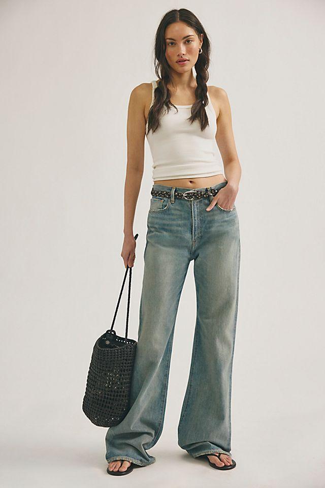 Denimist Dena Mid-Rise Flare Jeans by DENIMIST | FREE PEOPLE