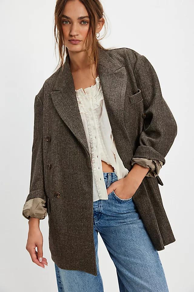 Denimist Peak Lapel Blazer by DENIMIST | FREE PEOPLE