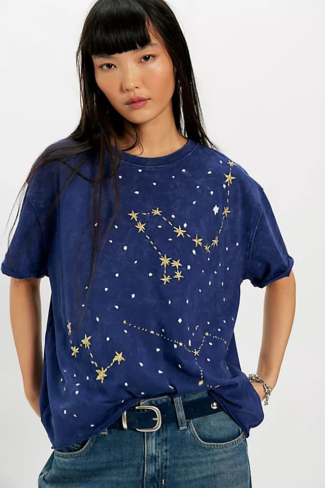 Denim And Bone Constellation Embroidered Tee by DENIM&BONE | FREE PEOPLE