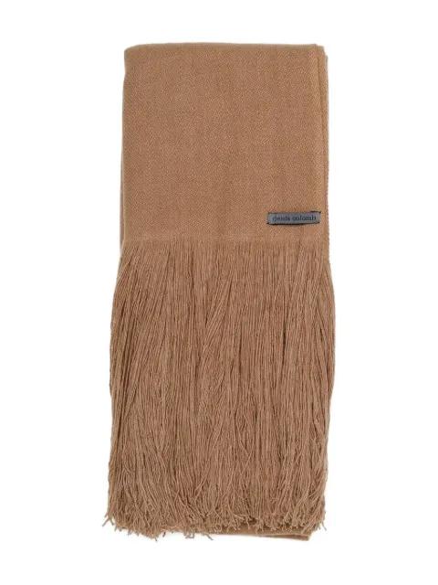 long fringe scarf by DENIS COLOMB