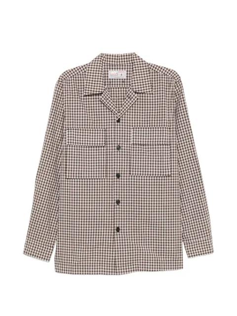 Gocentre gingham-check shirt jacket by DEPARTMENT 5