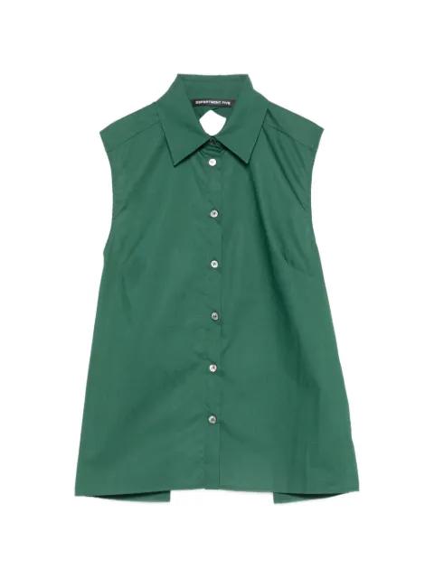 cut-out sleeveless shirt by DEPARTMENT 5