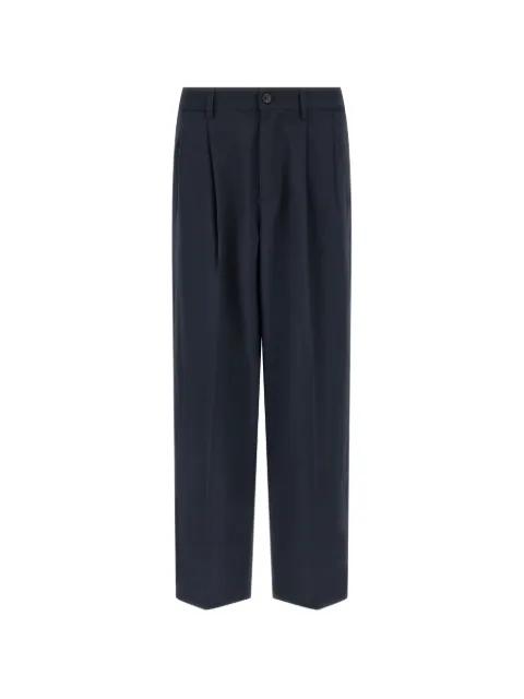 double pleats straight trousers by DEPARTMENT 5