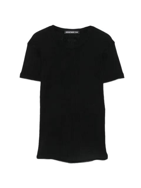 ribbed-knit T-shirt by DEPARTMENT 5