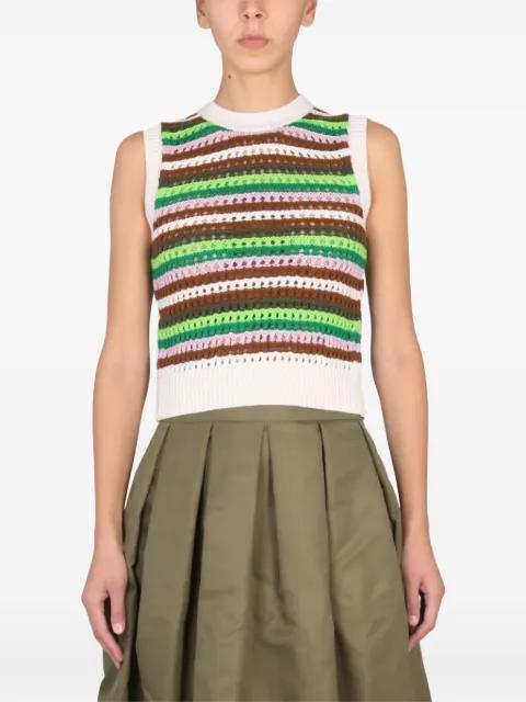 striped sleeveless top by DEPARTMENT 5