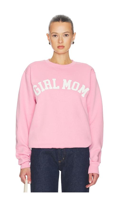 DEPARTURE Girl Mom Sweatshirt in Pink by DEPARTURE