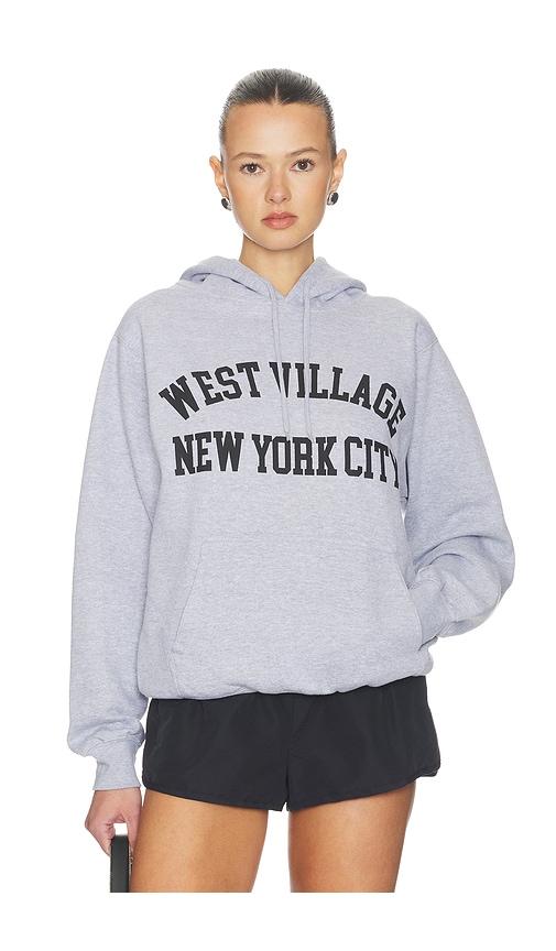 DEPARTURE West Village Nyc Hoodie in Grey by DEPARTURE