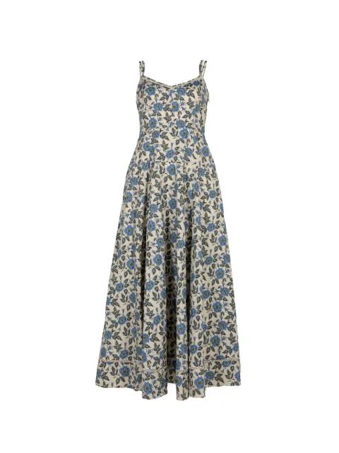 Adair floral-print midi dress by DEREK LAM 10 CROSBY