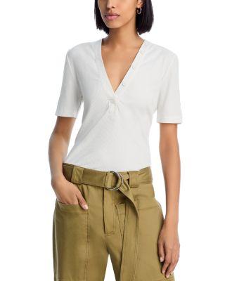 Adrian Ribbed Tee by DEREK LAM 10 CROSBY