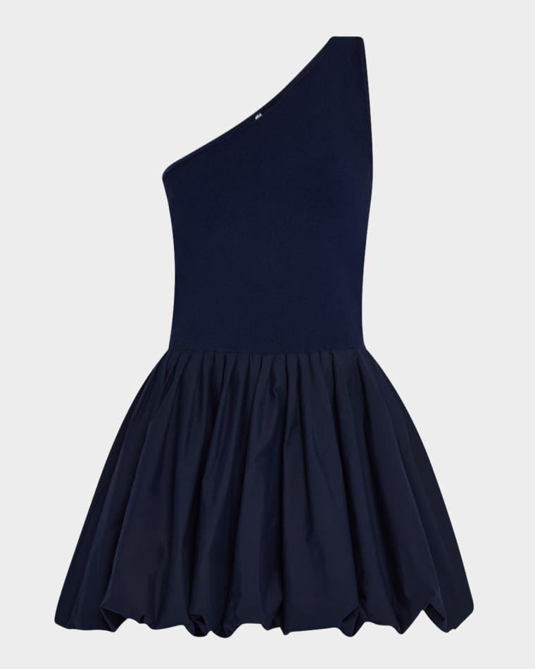 Calla Mixed-Media Compact Knit Balloon Dress by DEREK LAM 10 CROSBY