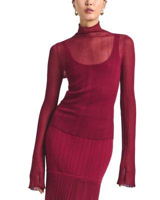 Isolde Sheer Knit Top by DEREK LAM 10 CROSBY