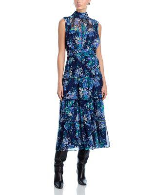Junia Floral Tapestry High Neck Dress by DEREK LAM 10 CROSBY