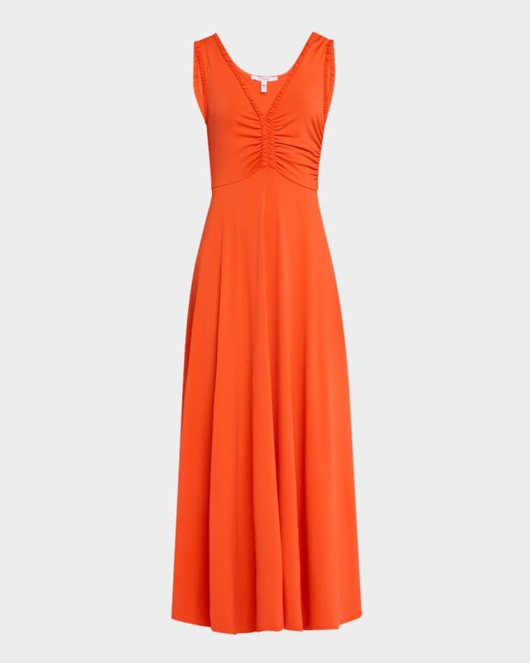 Misha Matte Jersey Ruched Dress by DEREK LAM 10 CROSBY
