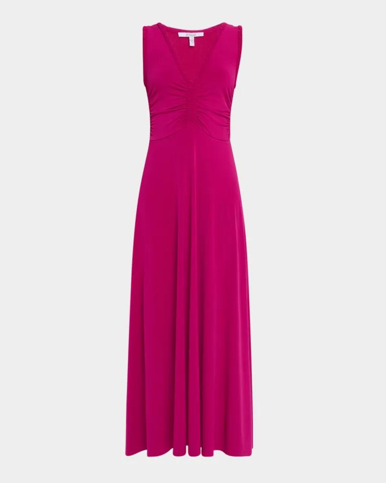 Misha Matte Jersey Ruched Dress by DEREK LAM 10 CROSBY
