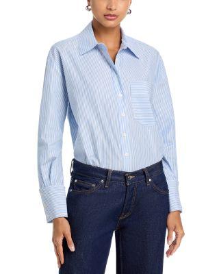 Orianne Stripe Collared Shirt by DEREK LAM 10 CROSBY