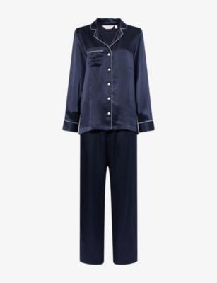 Bailey Relaxed-Fit Silk Pyjama Set by DEREK ROSE