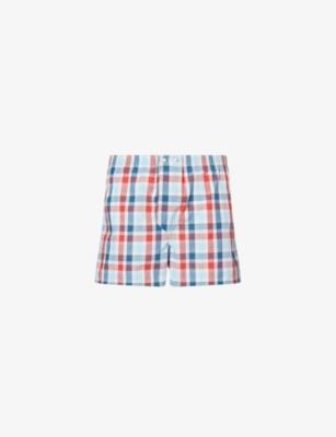 Barker Classic-Fit Cotton Boxer Shorts by DEREK ROSE