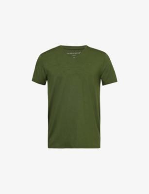 Basel 15 V-neck short-sleeve stretch-jersey T-shirt by DEREK ROSE