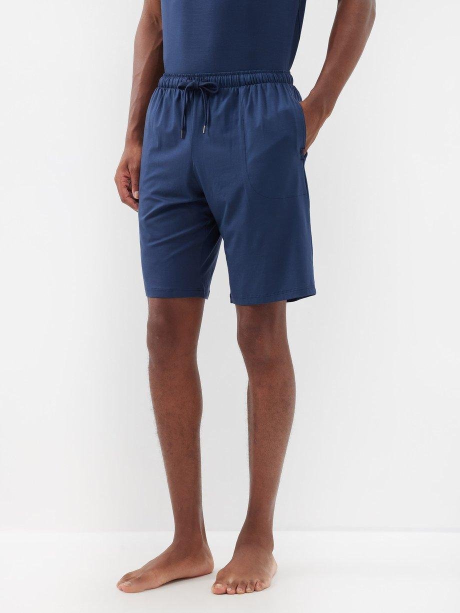 Basel modal-blend pyjama shorts by DEREK ROSE