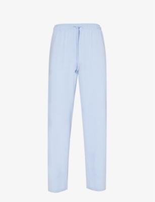 Basel relaxed-fit stretch-woven pyjama bottoms by DEREK ROSE