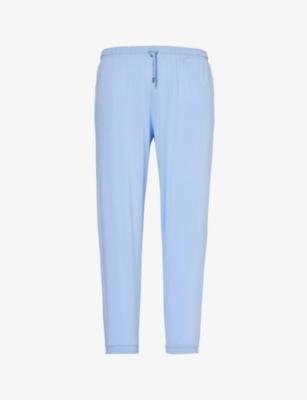 Basel relaxed-fit stretch-woven pyjama bottoms by DEREK ROSE