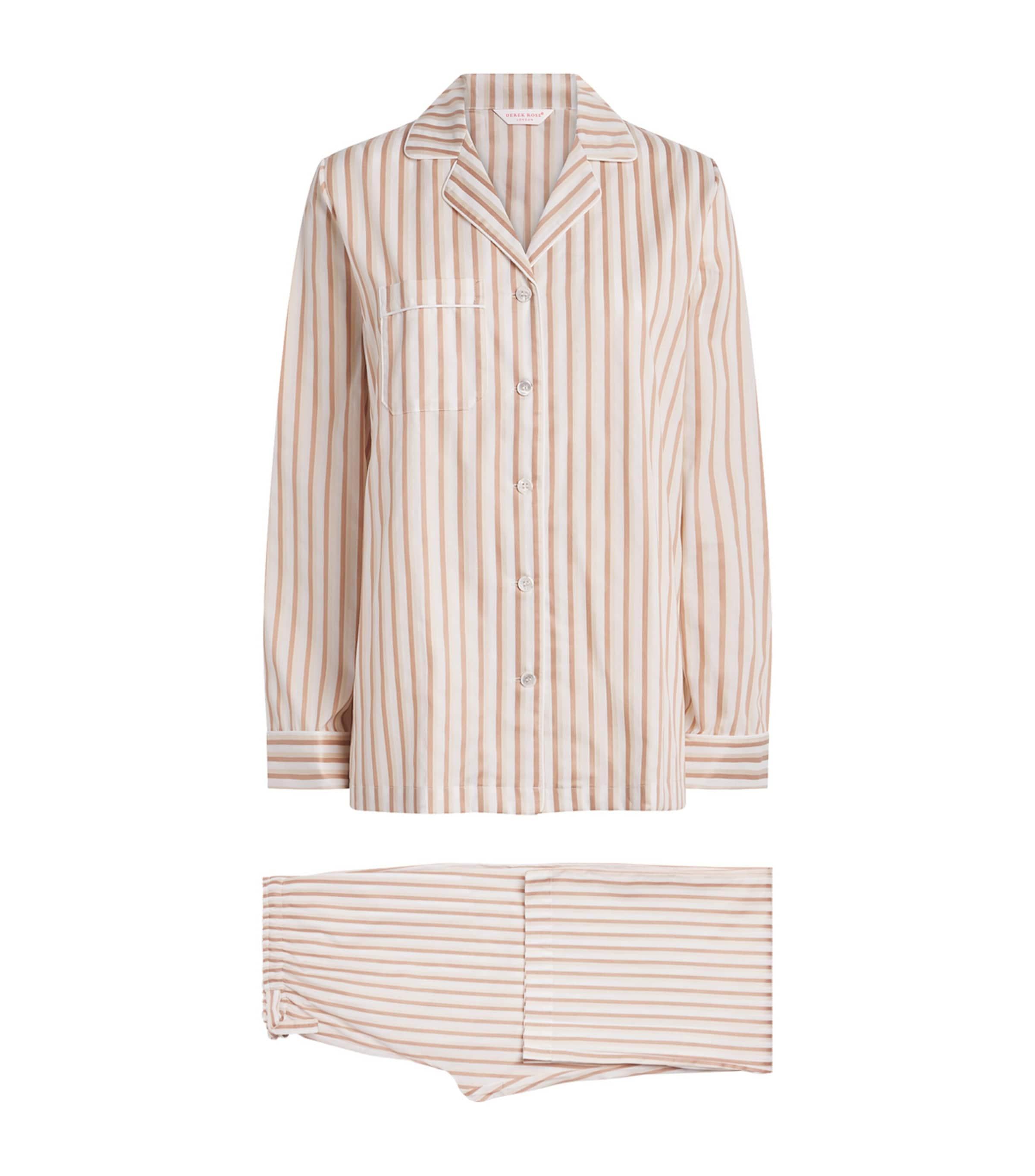 Derek Rose Cotton Capri Pyjama Set by DEREK ROSE
