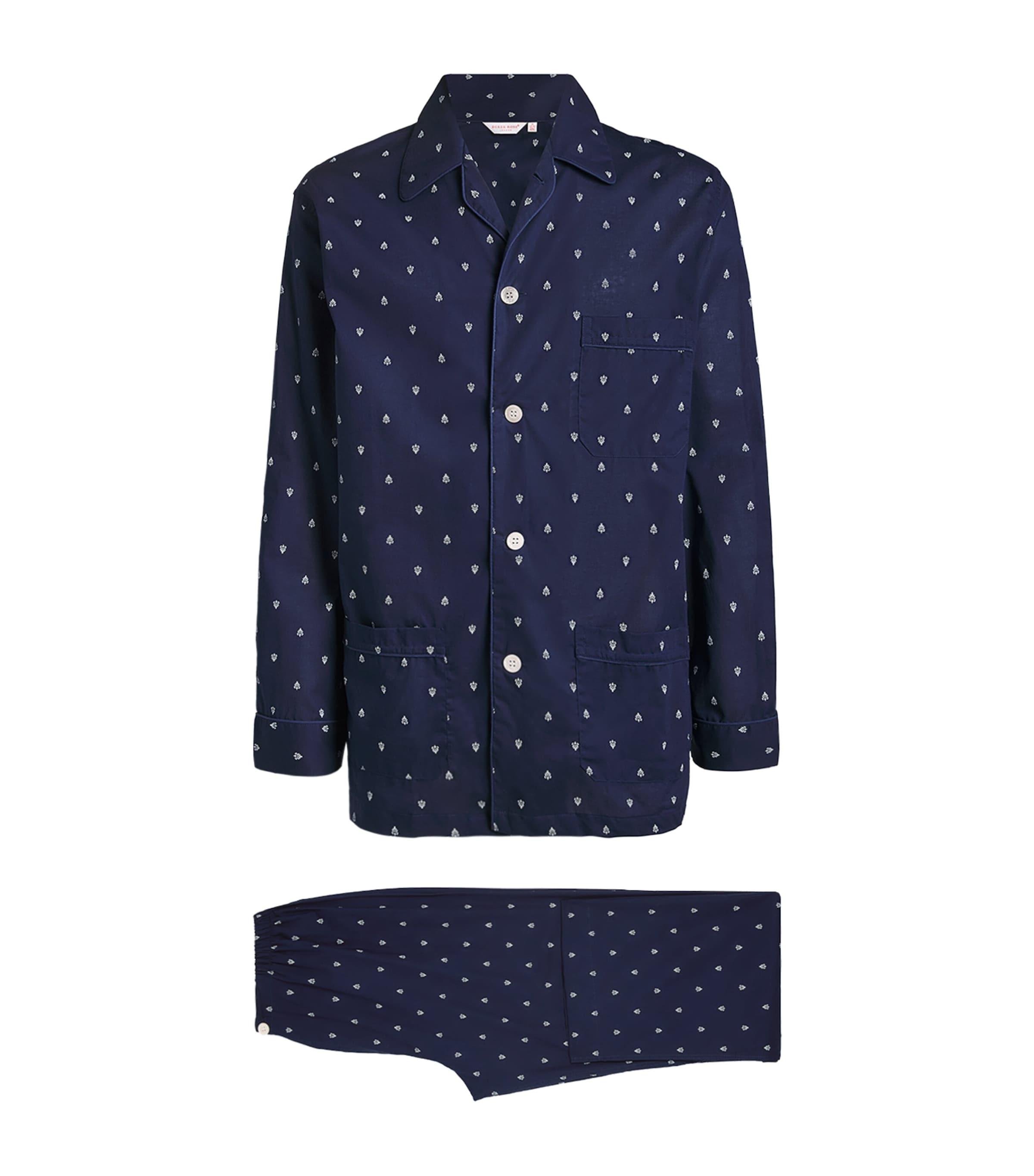 Derek Rose Cotton Nelson Pyjama Set by DEREK ROSE