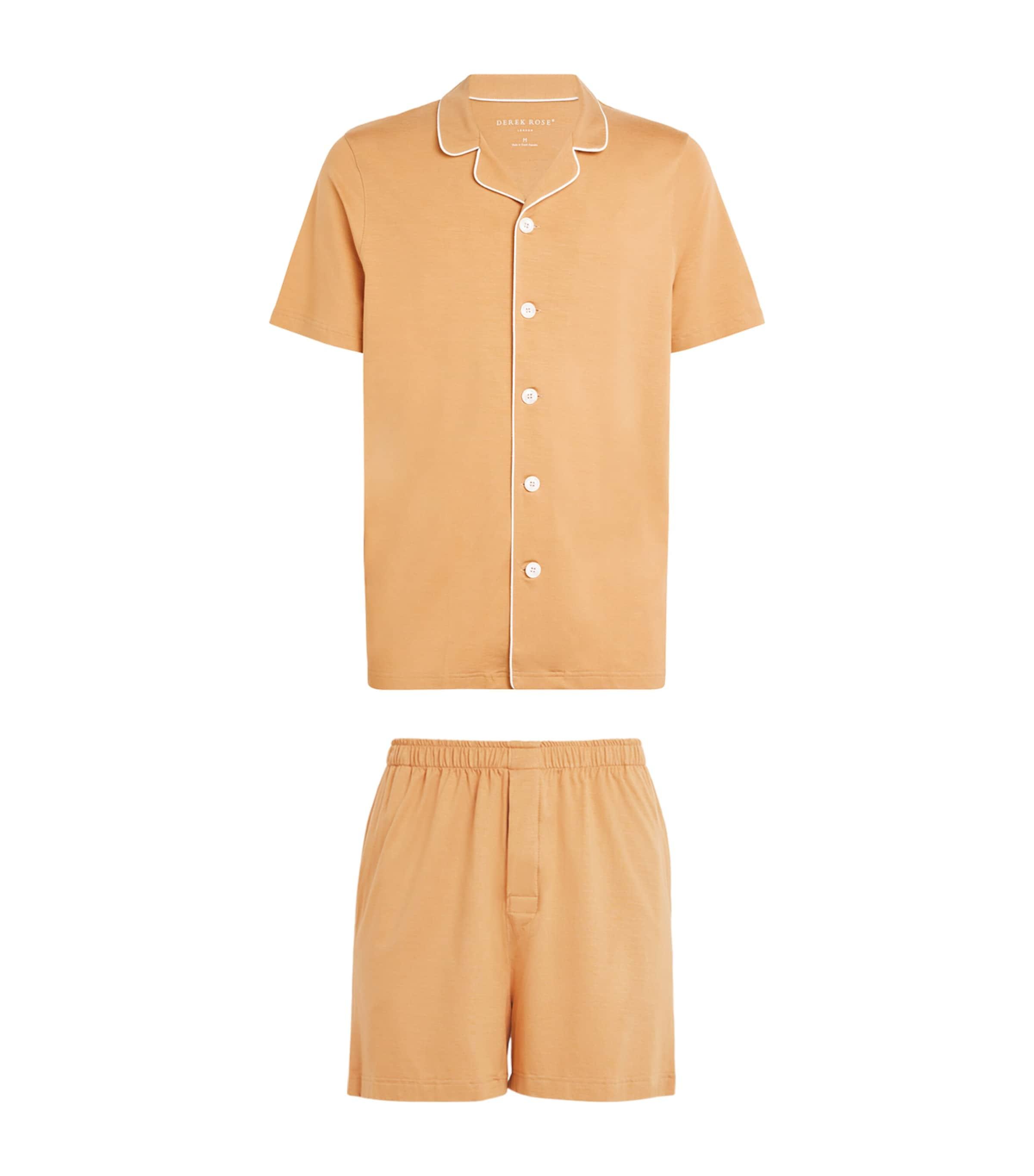 Derek Rose Micromodal Short Basel Pyjama Set by DEREK ROSE